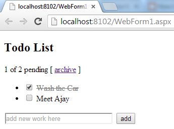 Archive Completed Work in Todo List